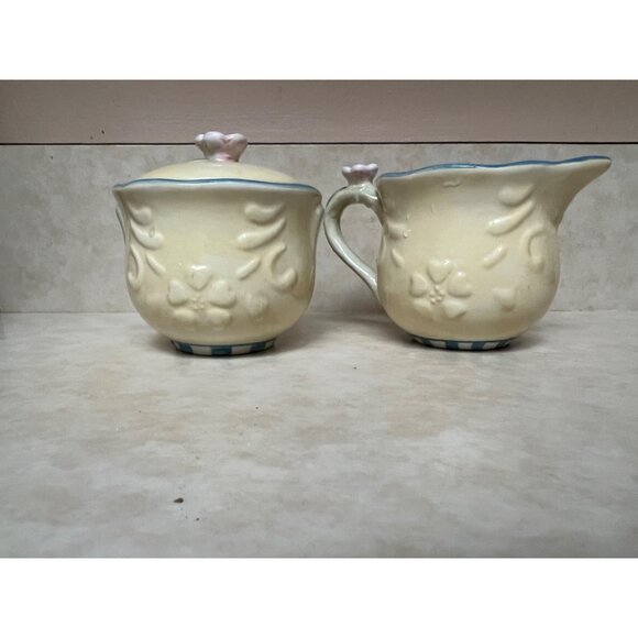 Vintage Better Homes and Gardens Country Inn Sugar and Creamer - Picture 1 of 3